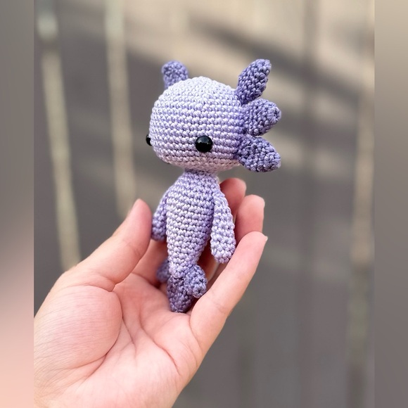 Crochet Axolotl - Picture 6 of 6